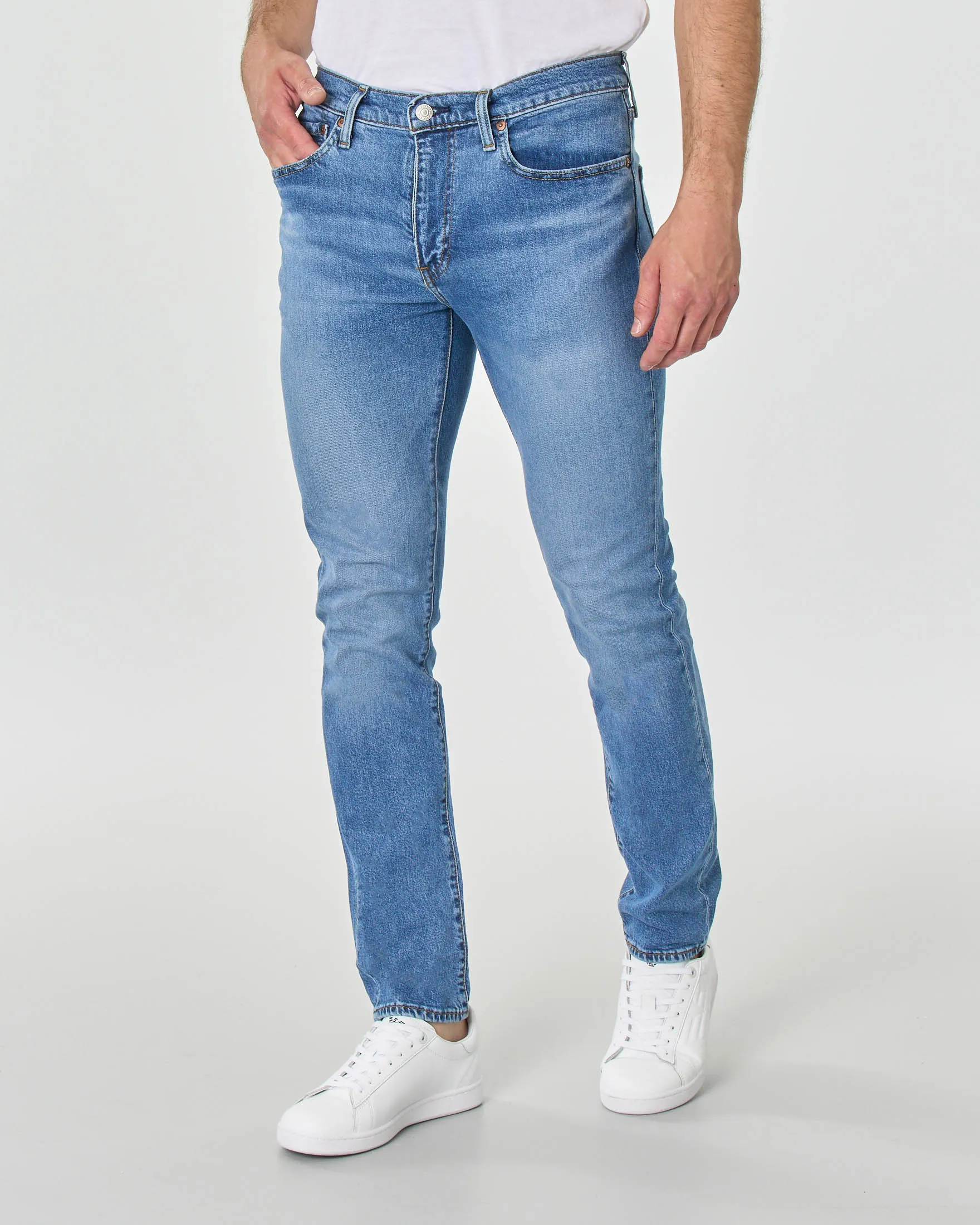Jeans 511 slim lavaggio chiaro super stone washed