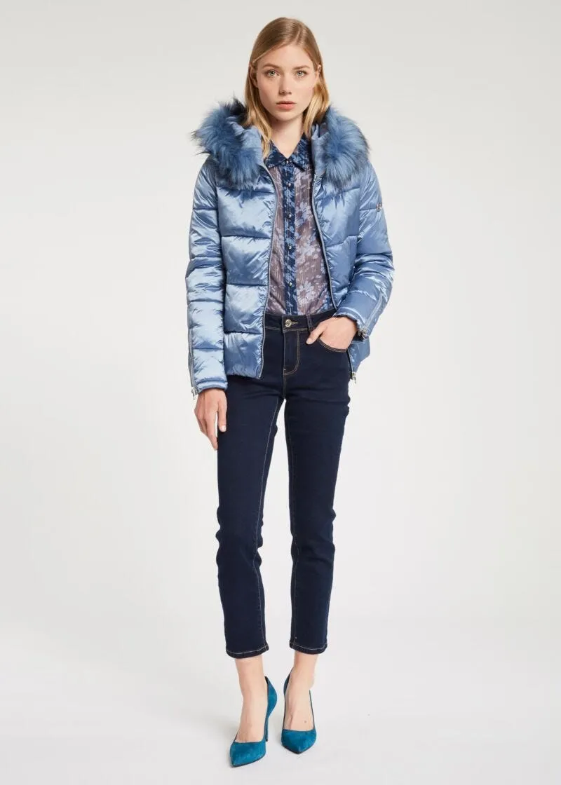 Jeans con spacchetti sul retro
