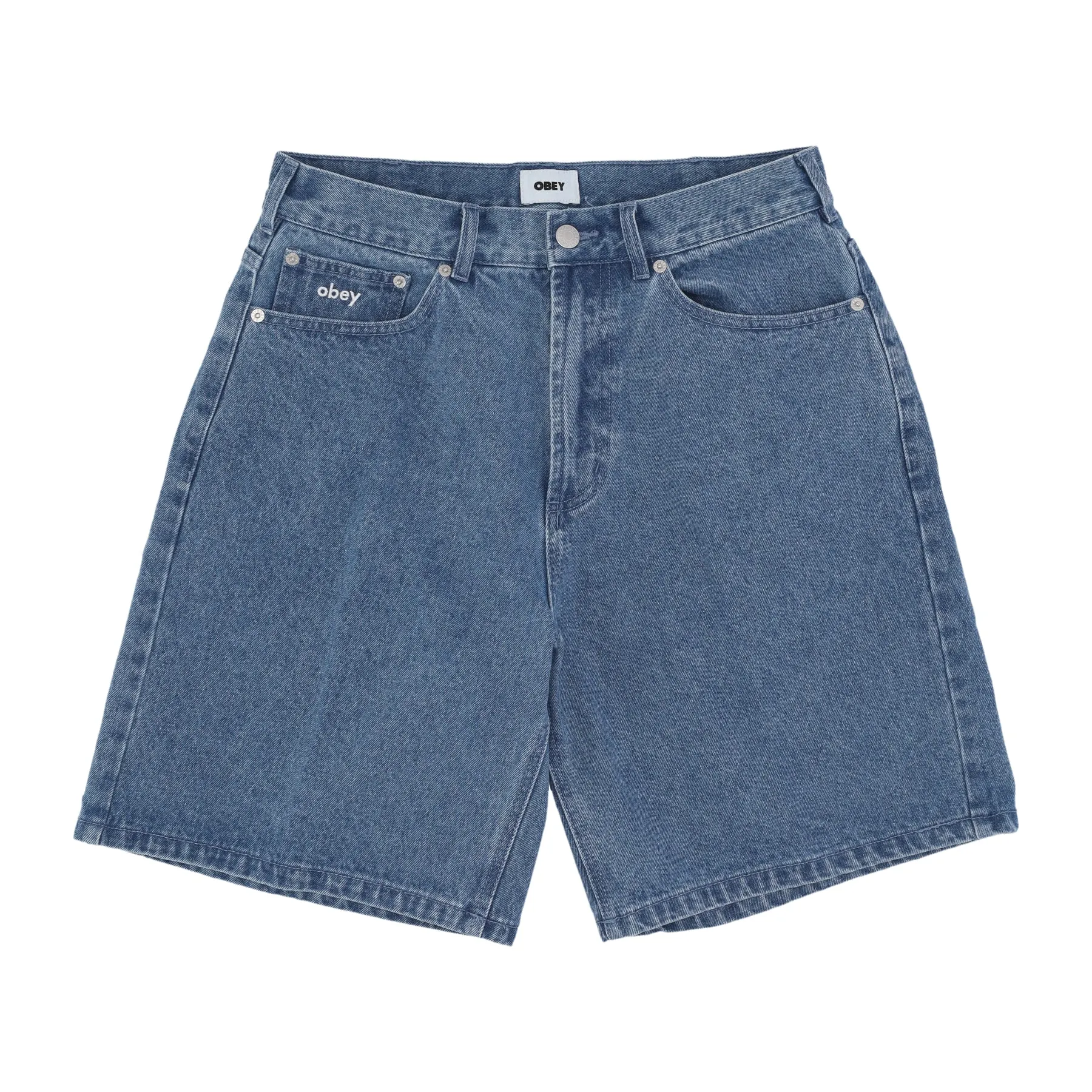 Jeans Corto Uomo Bigwig Baggy Denim Short Light Indigo