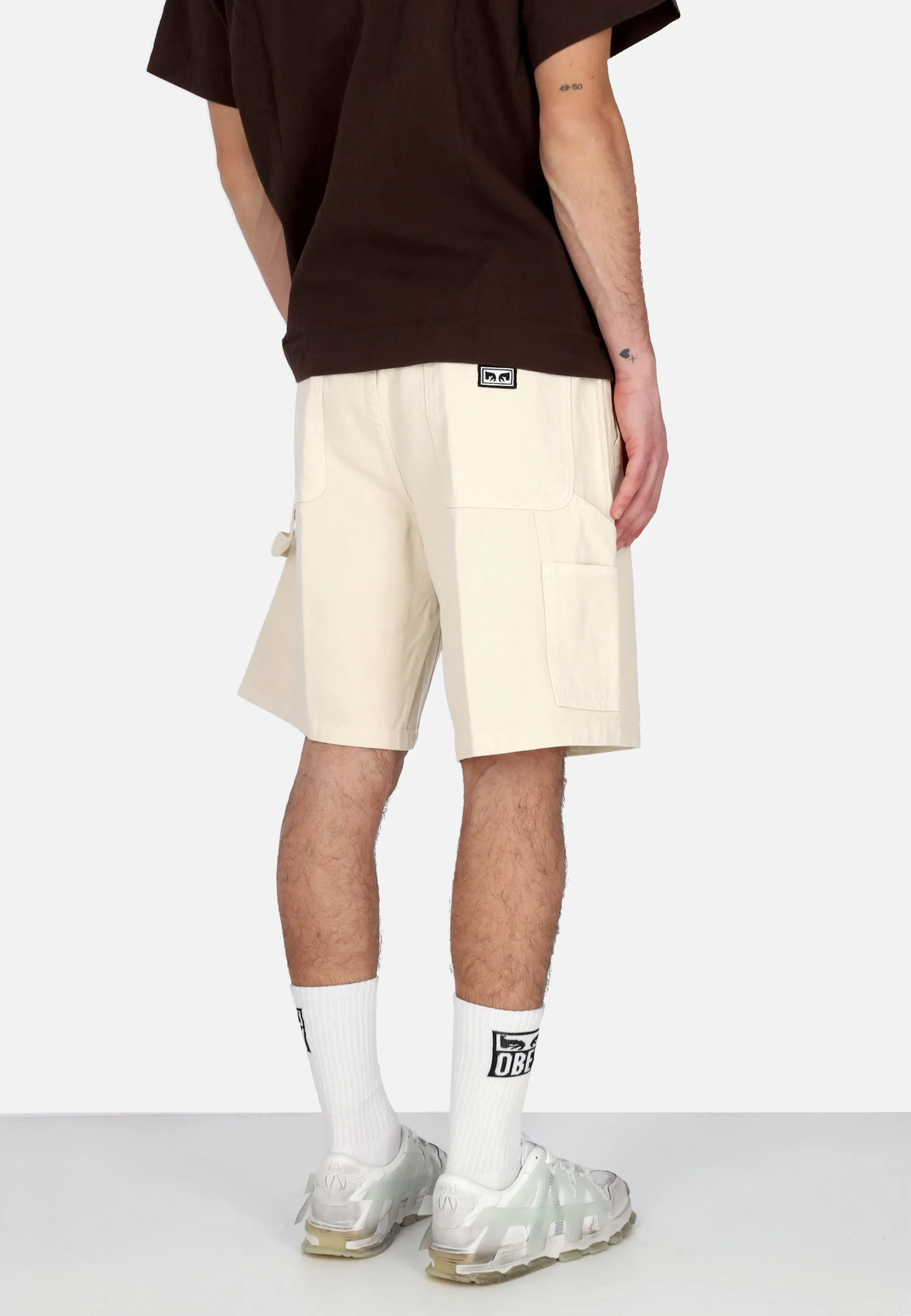 Jeans Corto Uomo Bigwig Denim Carpenter Short Unbleached