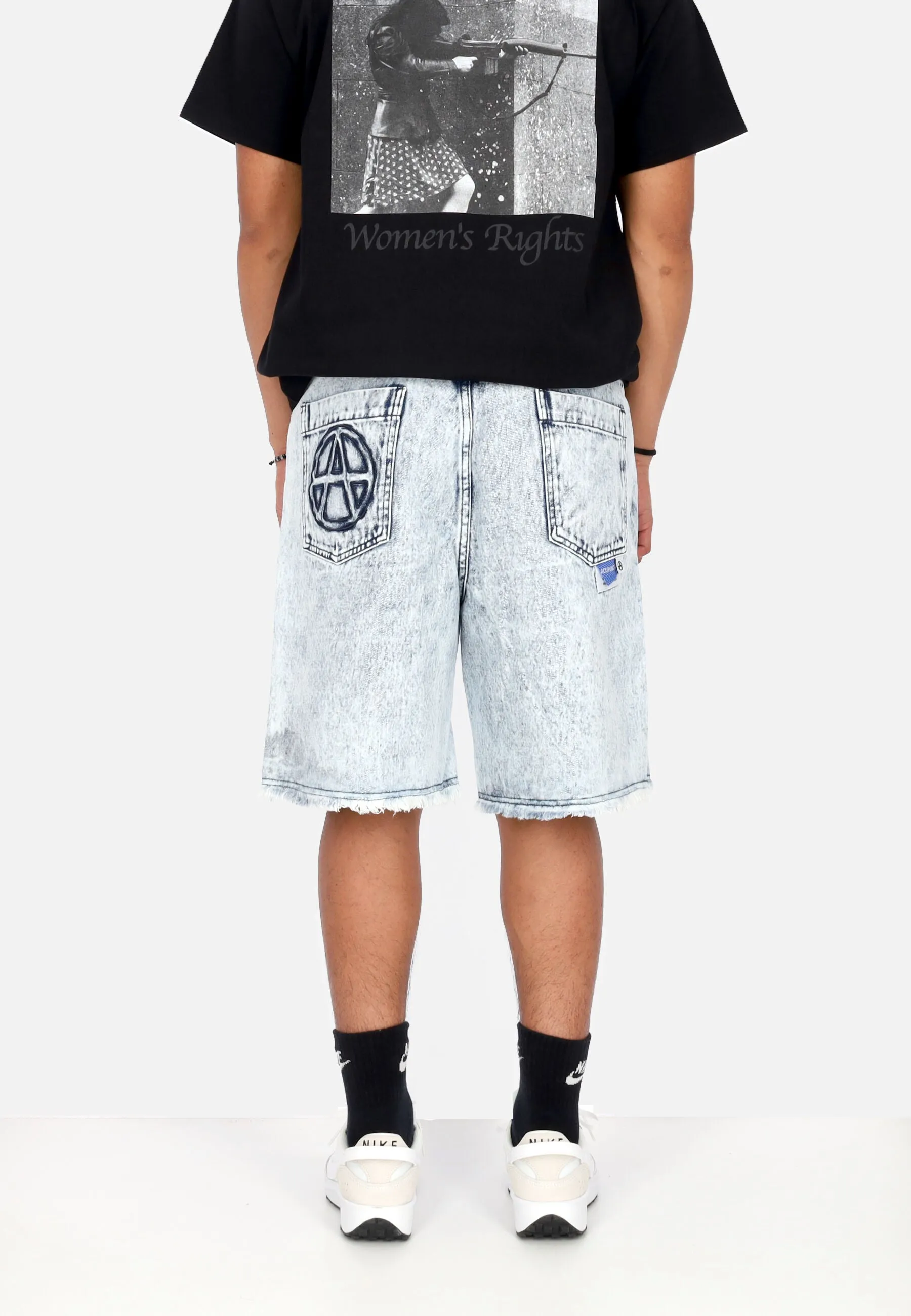Jeans Corto Uomo Clueless Denim Shorts Blue