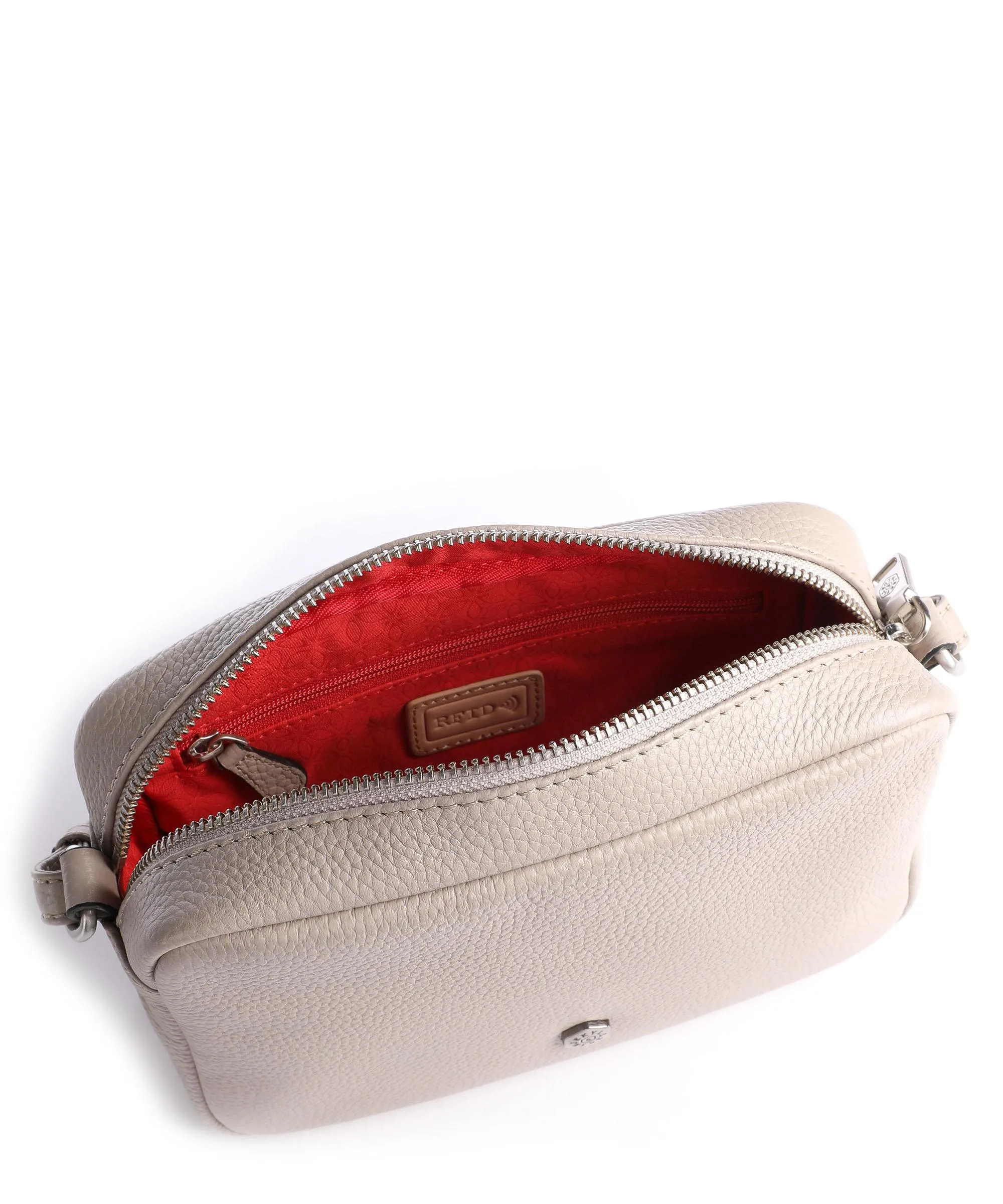  Jekyll & Hide Osaka Borsa a tracolla pelle a grana fine beige  
