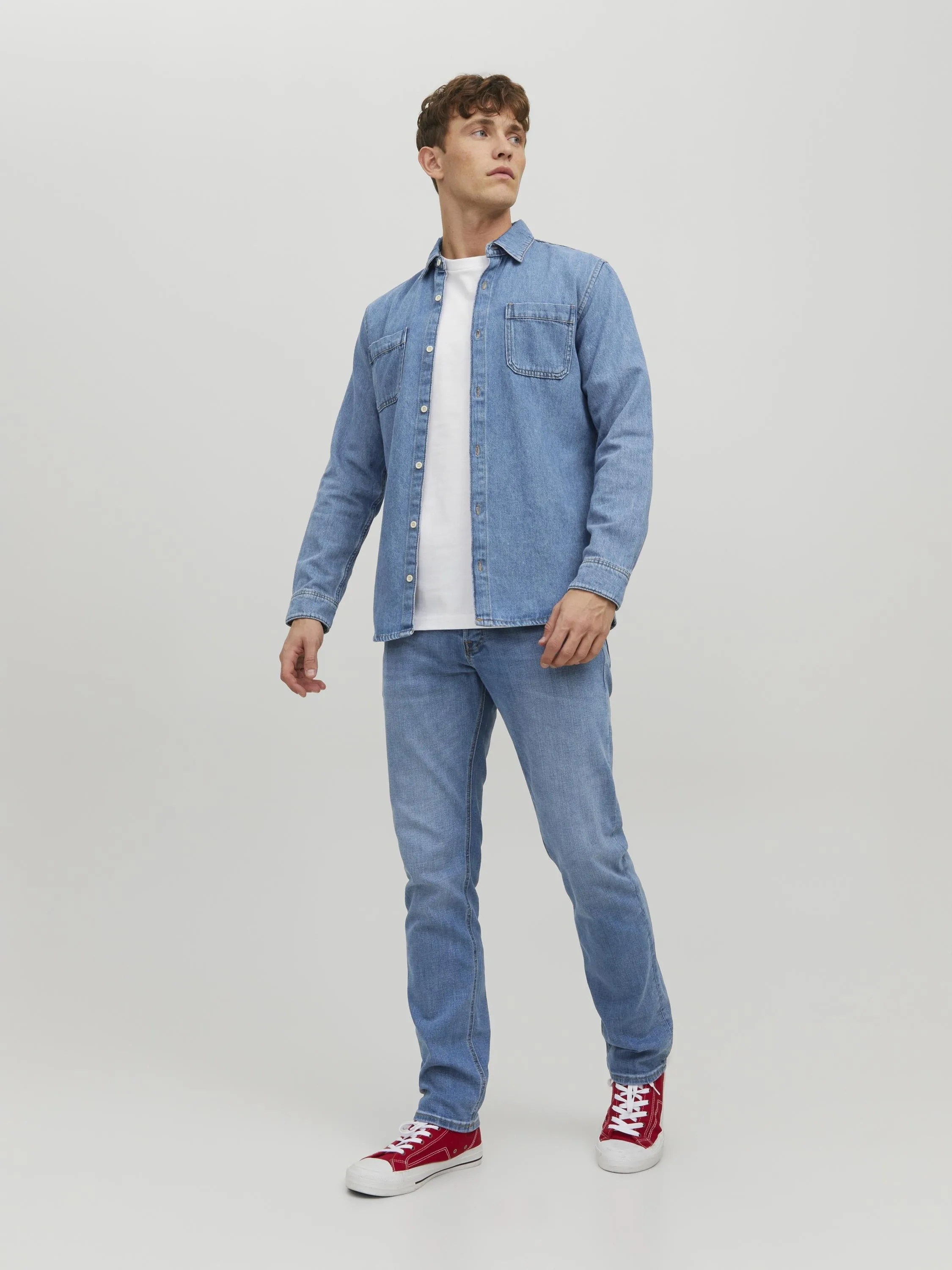 JJITIM ORIGINAL - Jeans a sigaretta