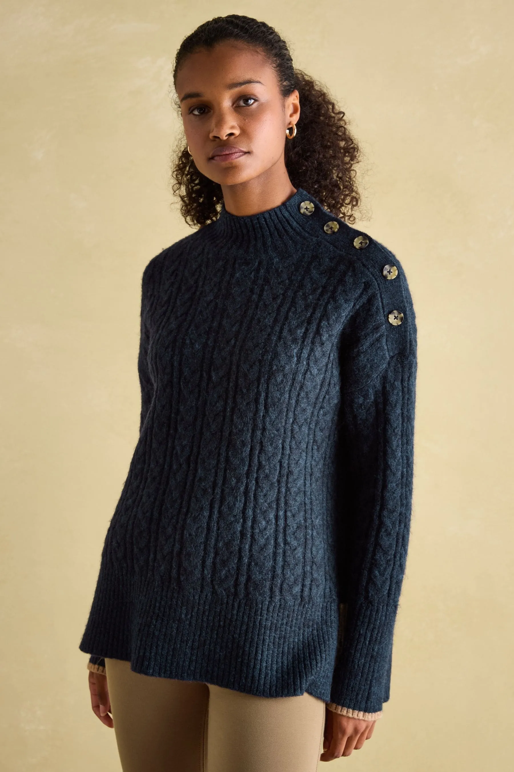 Joules Betsy Button Cavo a spalla Maglione    