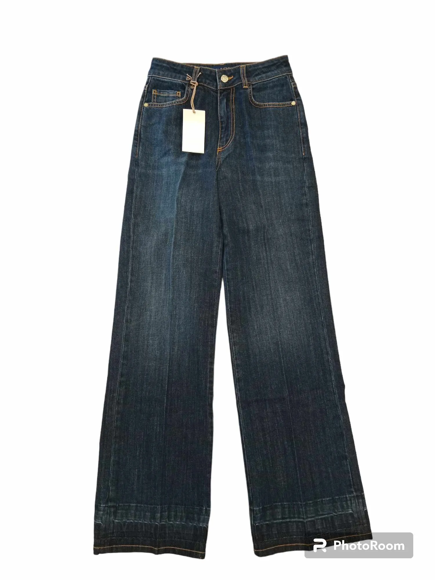 KAOS DENIM Jeans cinque tasche a palazzo PINA001