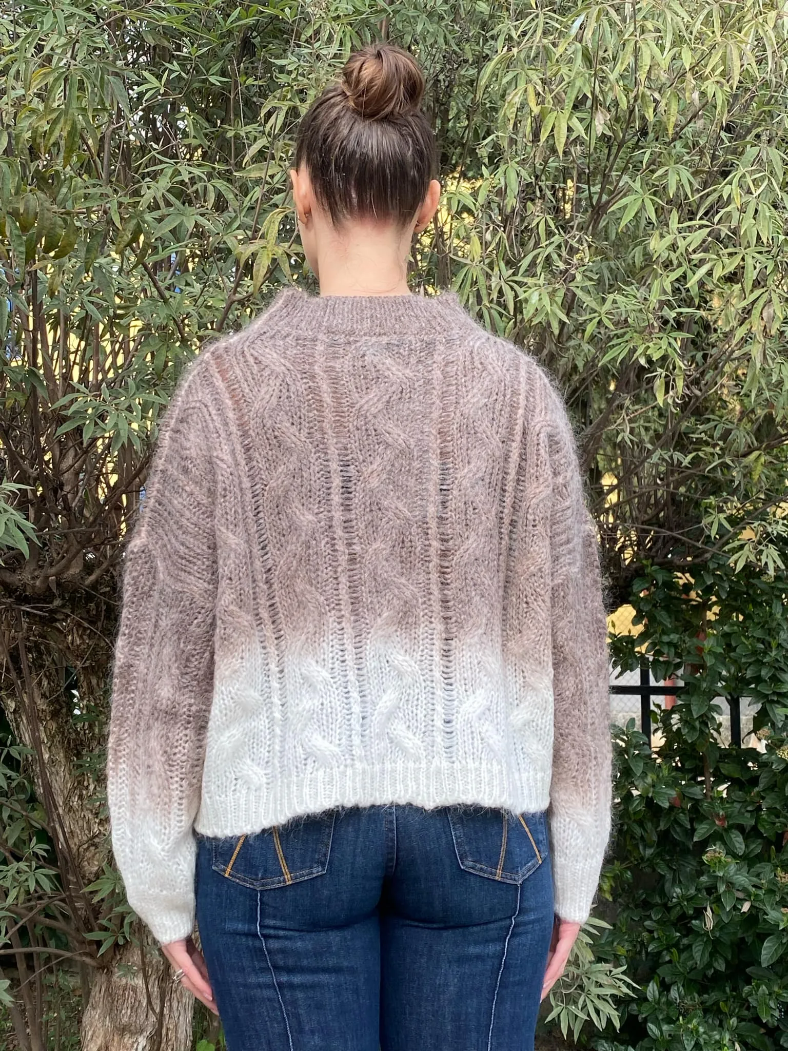 KAOS JEANS Maglia esterna donna misto mohair QIJFP010