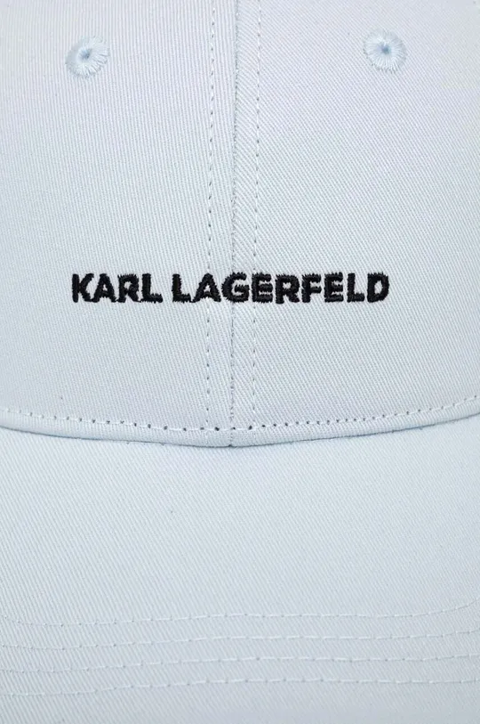 Karl Lagerfeld berretto da baseball in cotone