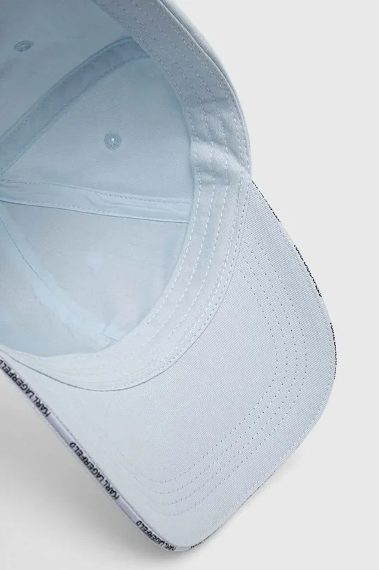 Karl Lagerfeld berretto da baseball in cotone