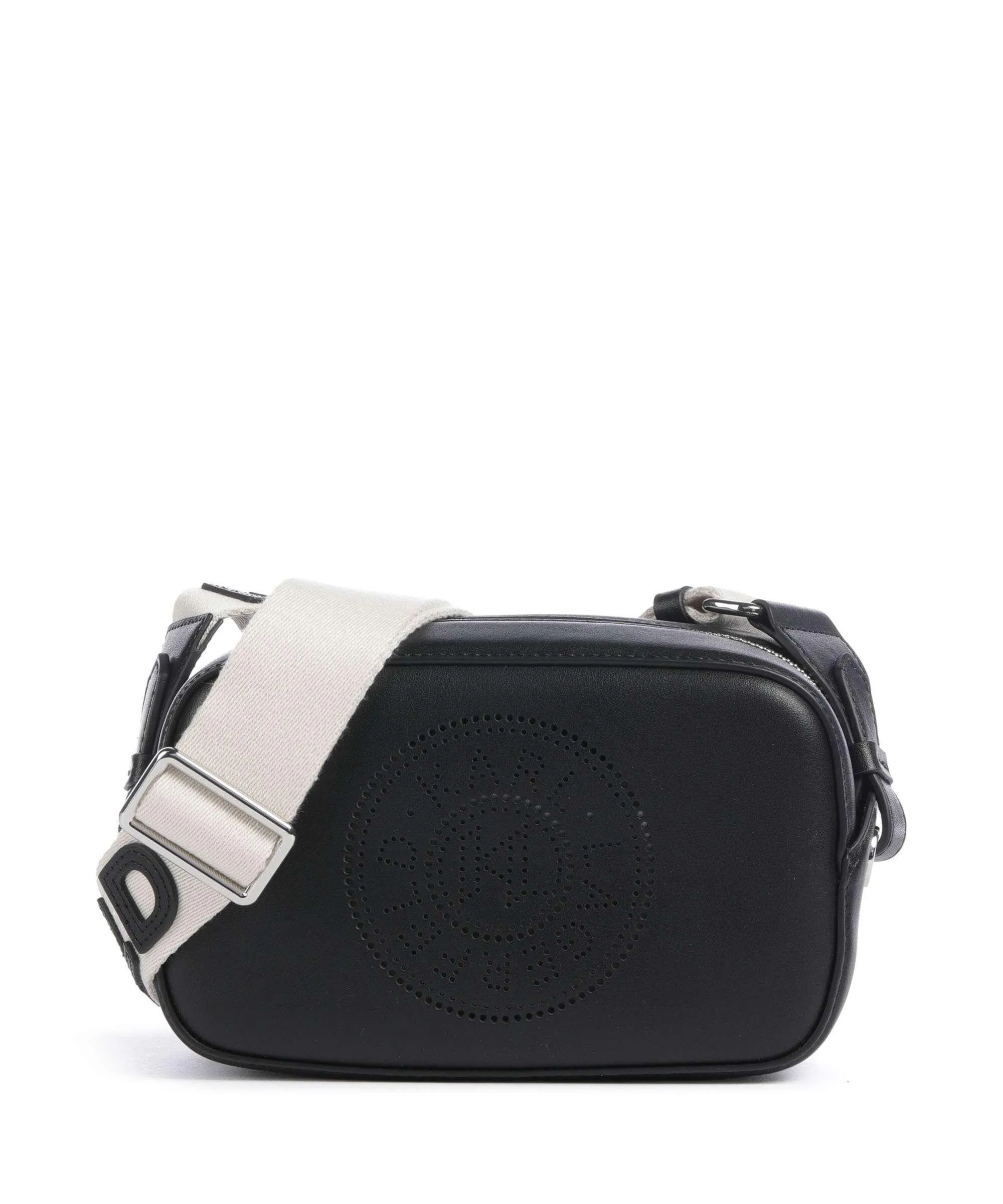  Karl Lagerfeld K/Circle Borsa a tracolla pelle di vacchetta finemente grana nero  