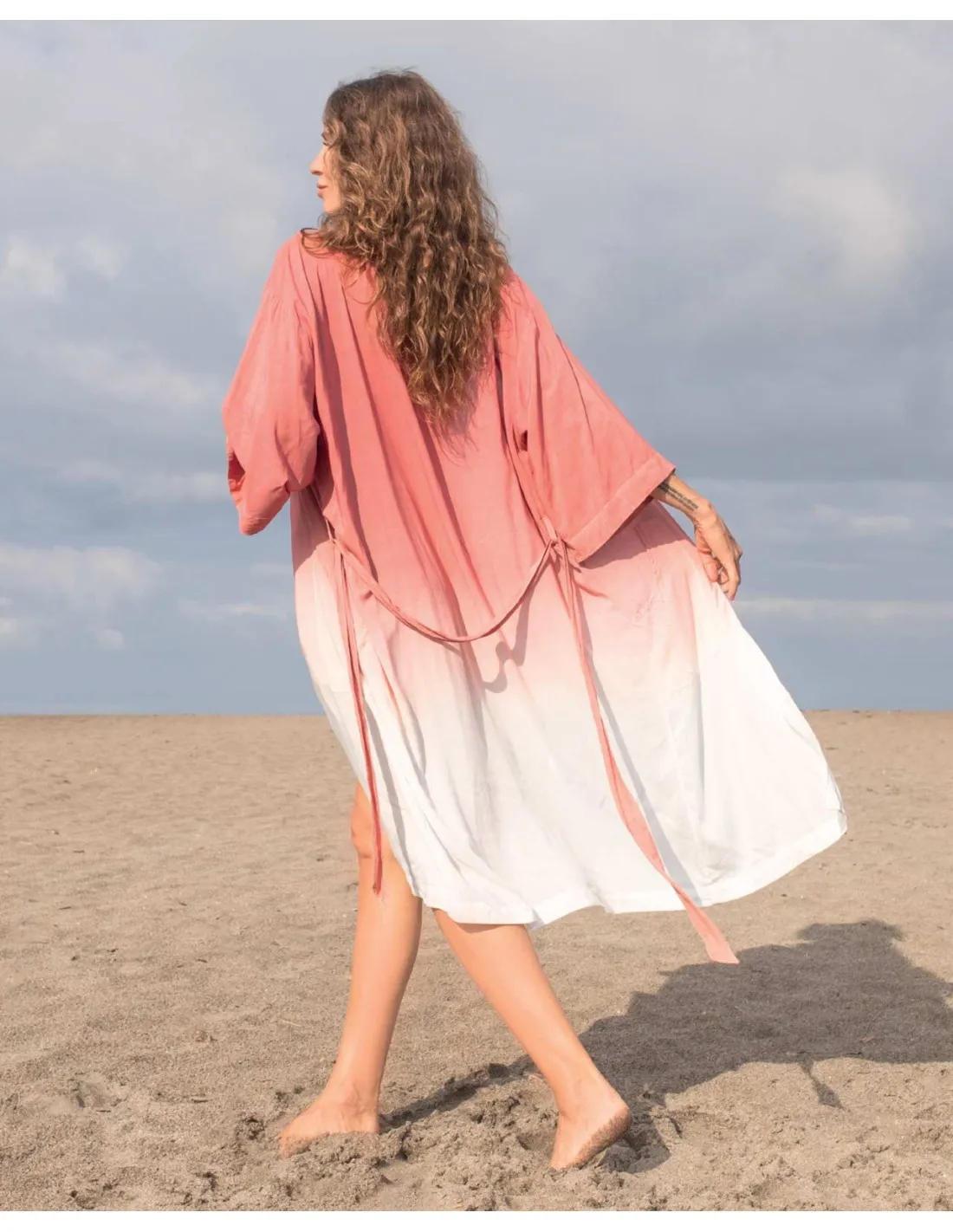 KIMONO IN ECOVISCOSA "SATYA"