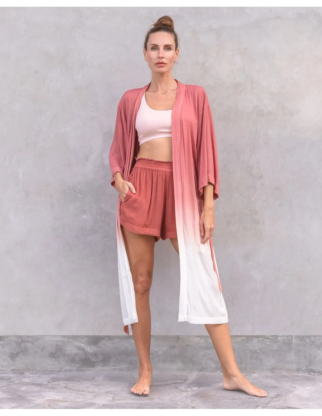 KIMONO IN ECOVISCOSA "SATYA"