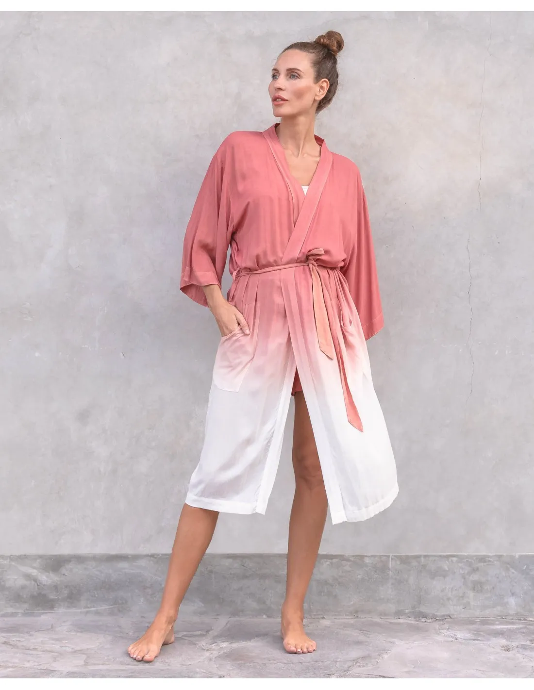 KIMONO IN ECOVISCOSA "SATYA"