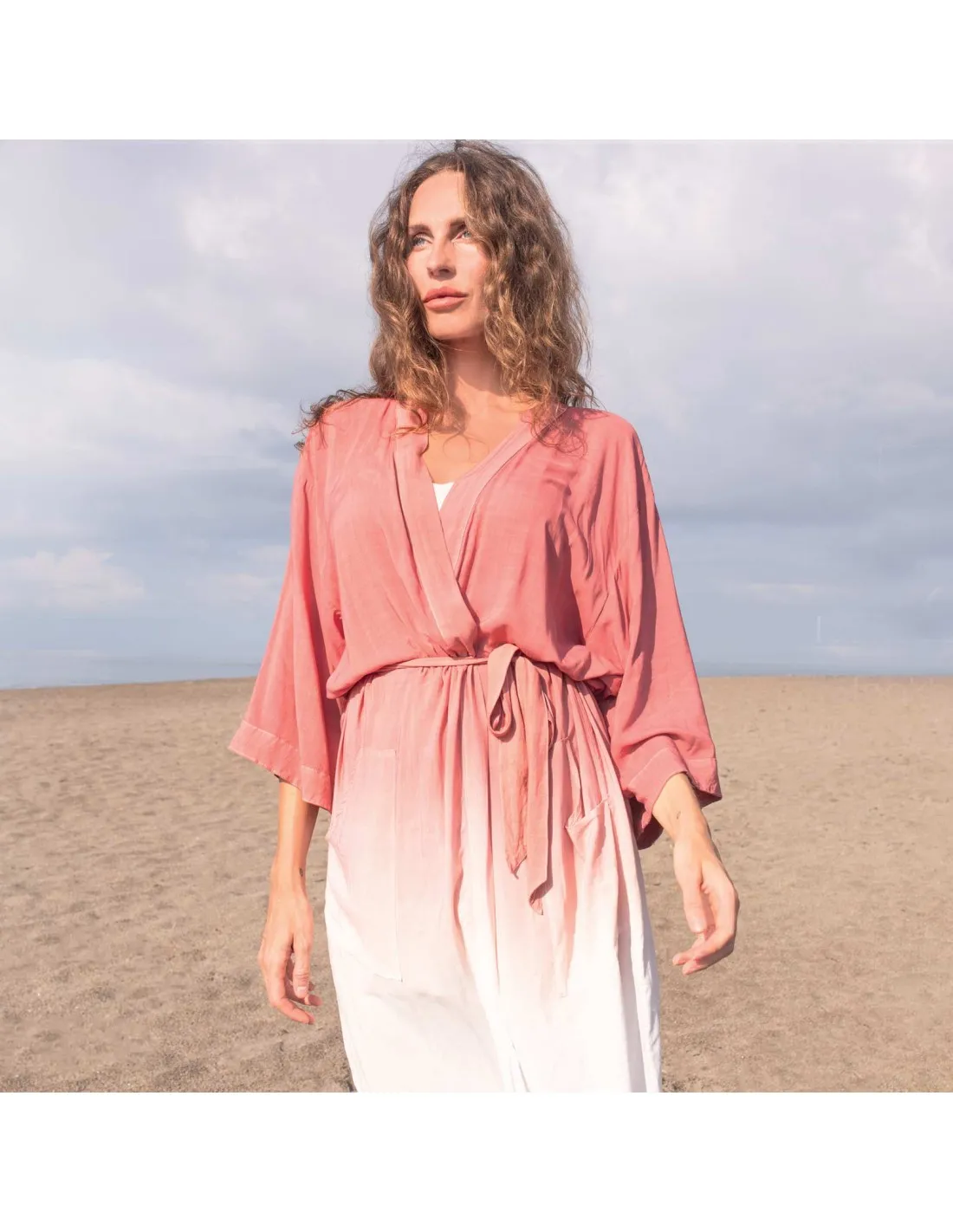 KIMONO IN ECOVISCOSA "SATYA"