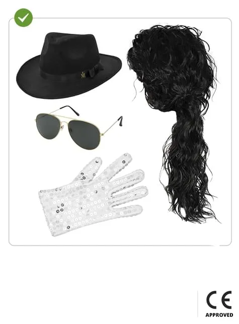 Kit costume da Michael Jackson per bambini