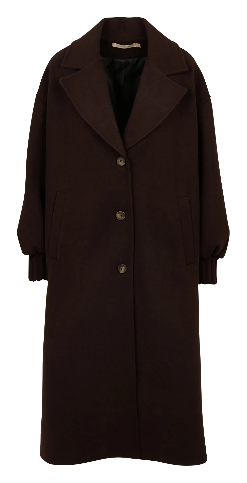  LA FEE MARABOUTEE   Cappotto collo tailleur | Marrone