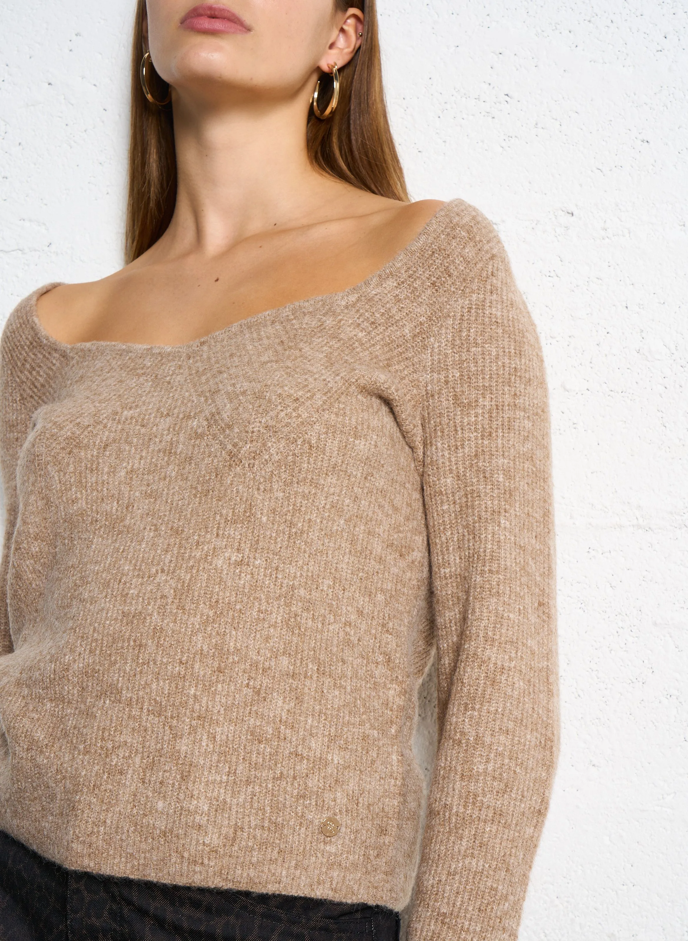  LA PETITE ETOILE   MILA - Maglione dritto scollo tondo | Beige