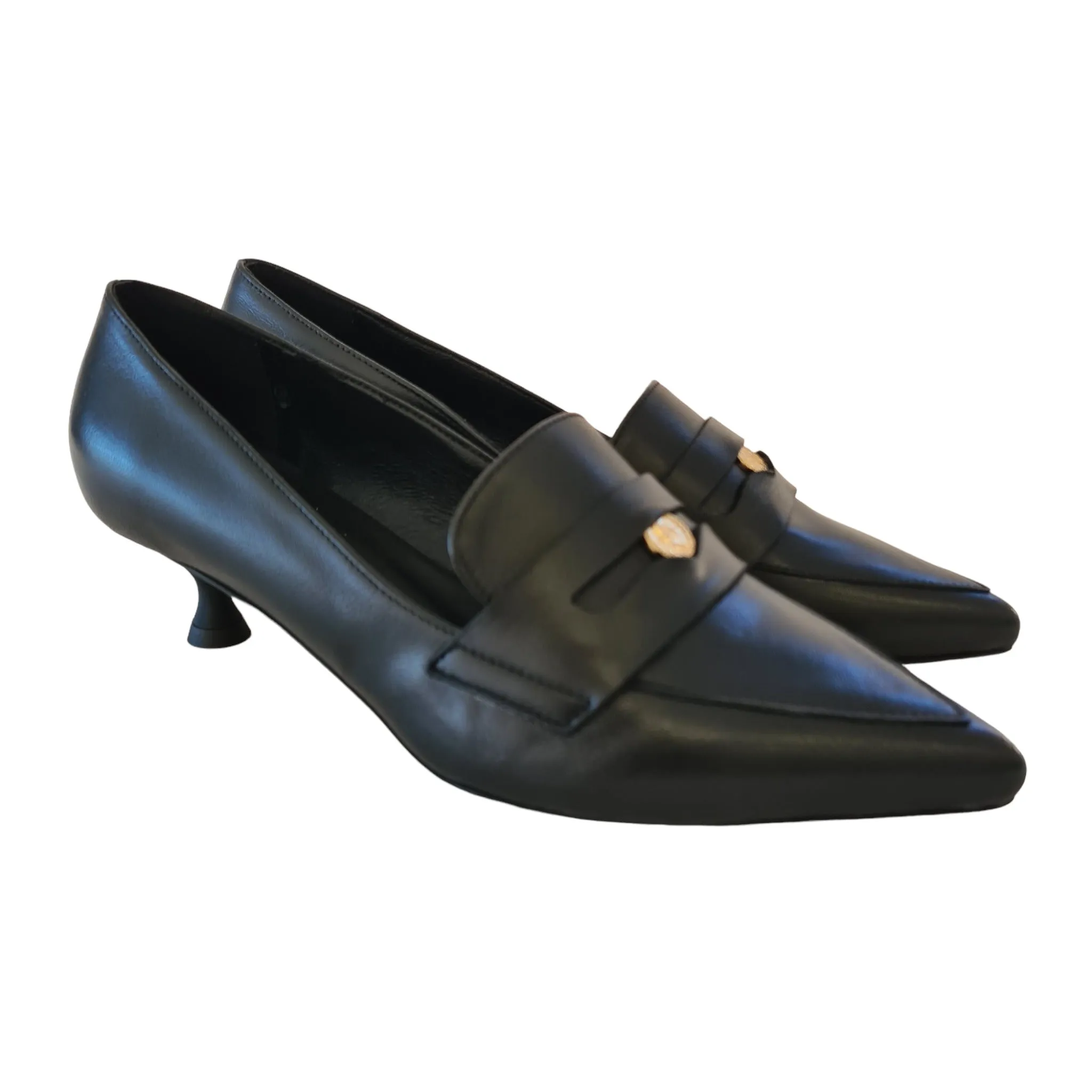 Les Poèmes Mocassino Donna Pelle Black rif. 806