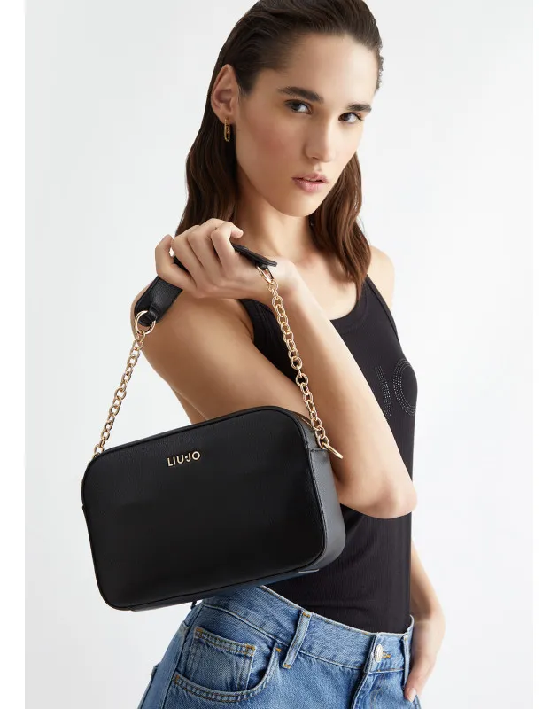 LIU JO- Borsa a tracolla con logo