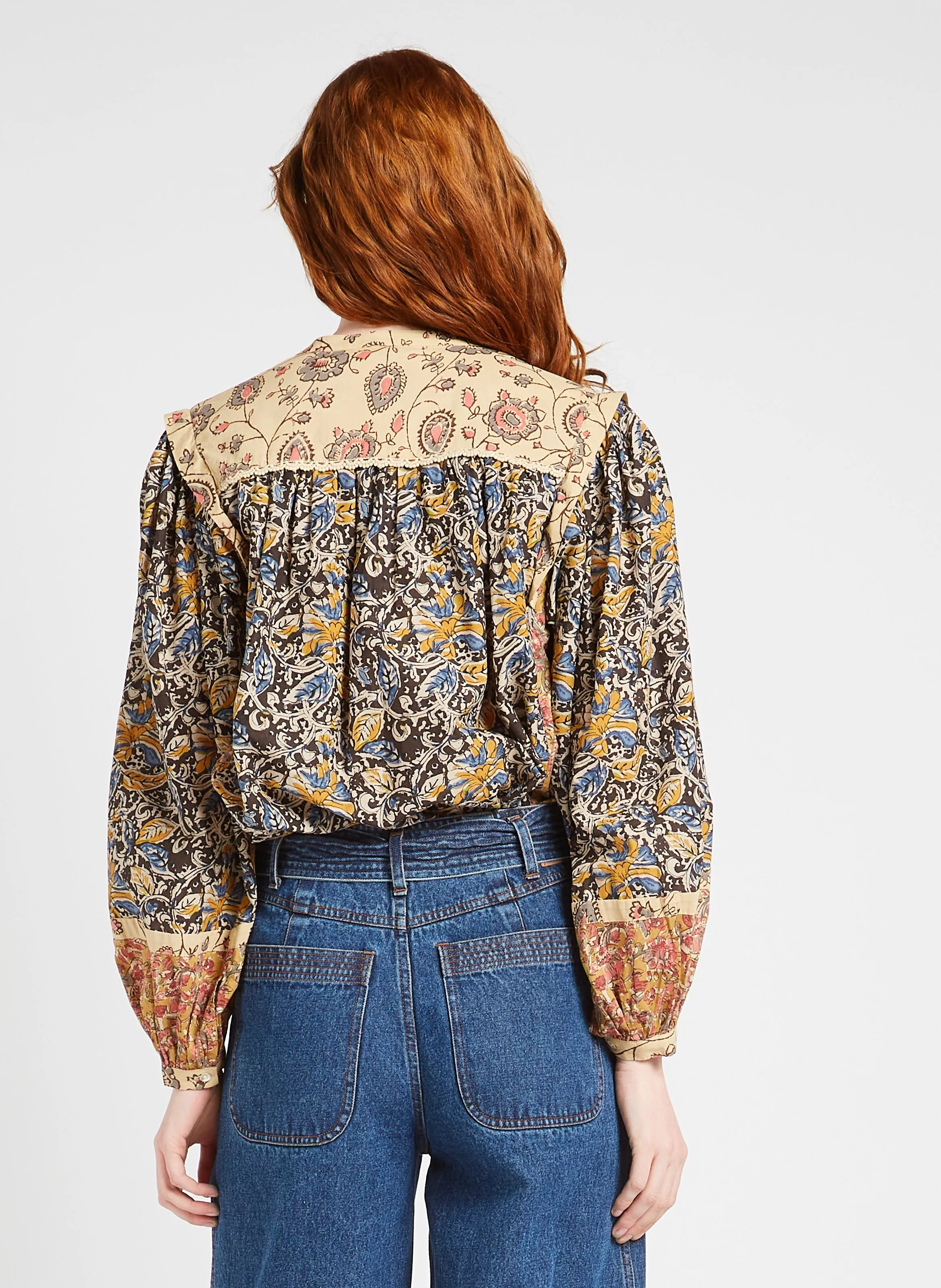  LOUISE MISHA   JANE - Camicia dritta stampata in cotone bio | Multicolore