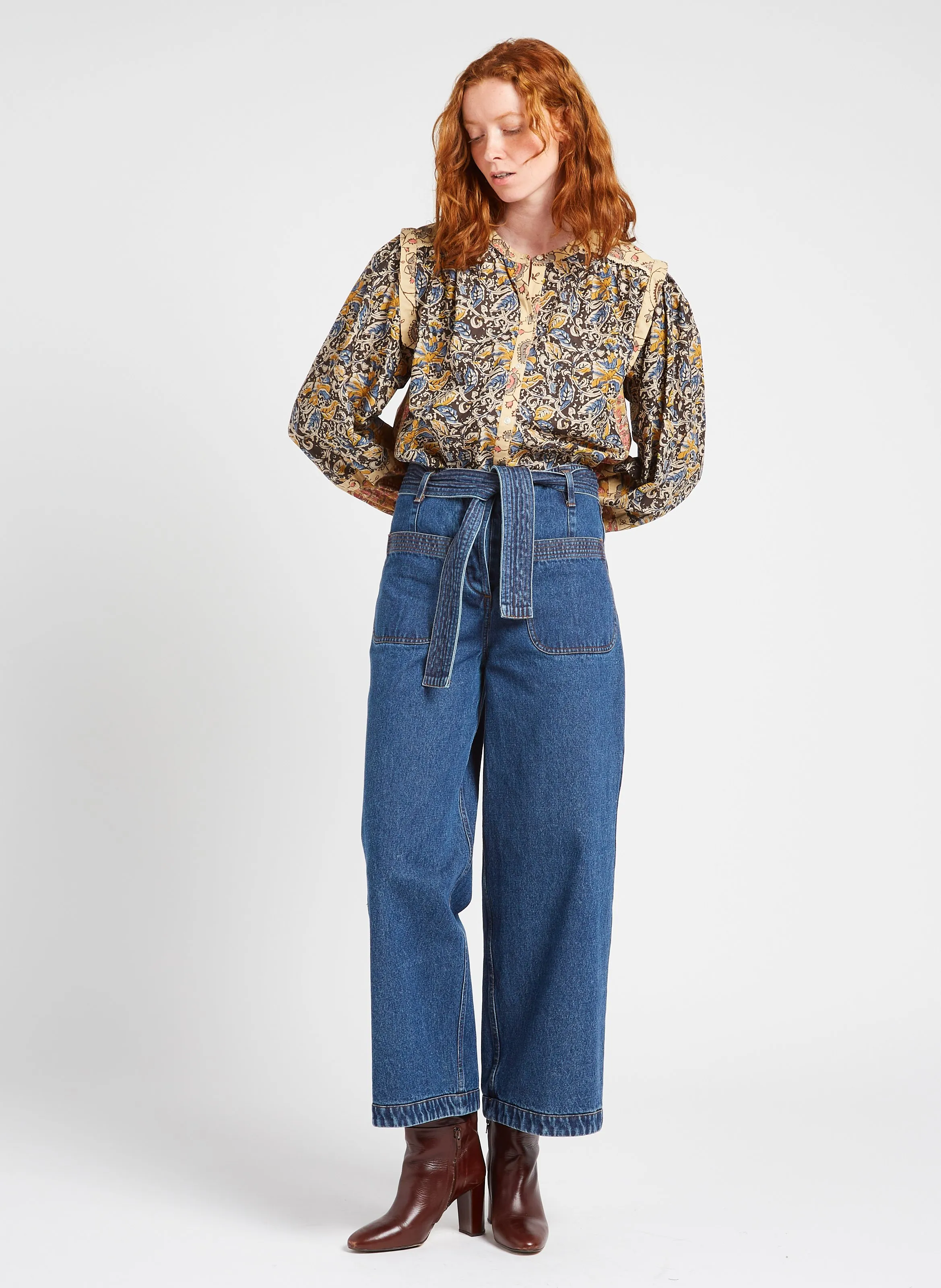  LOUISE MISHA   JANE - Camicia dritta stampata in cotone bio | Multicolore