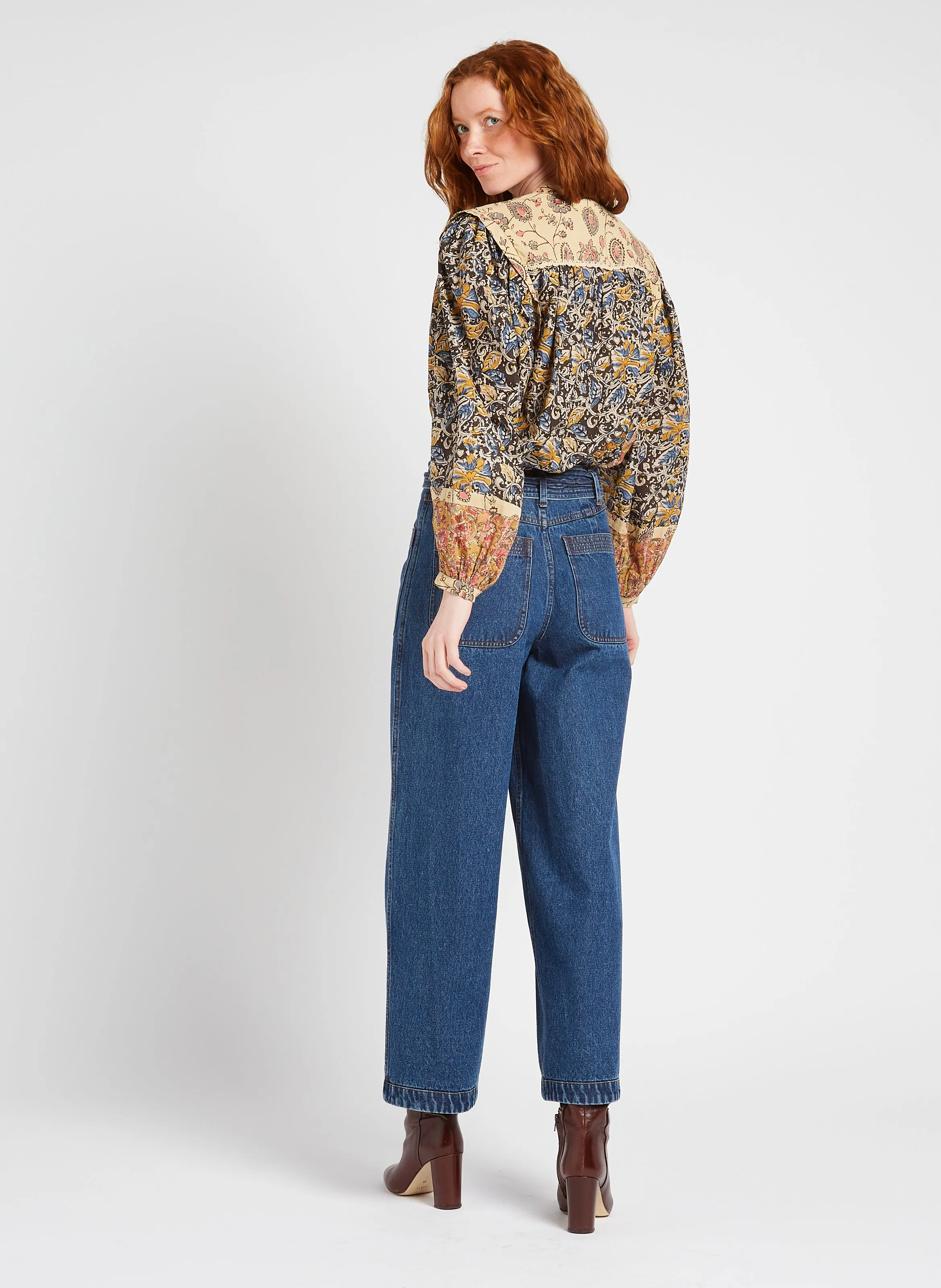  LOUISE MISHA   JANE - Camicia dritta stampata in cotone bio | Multicolore
