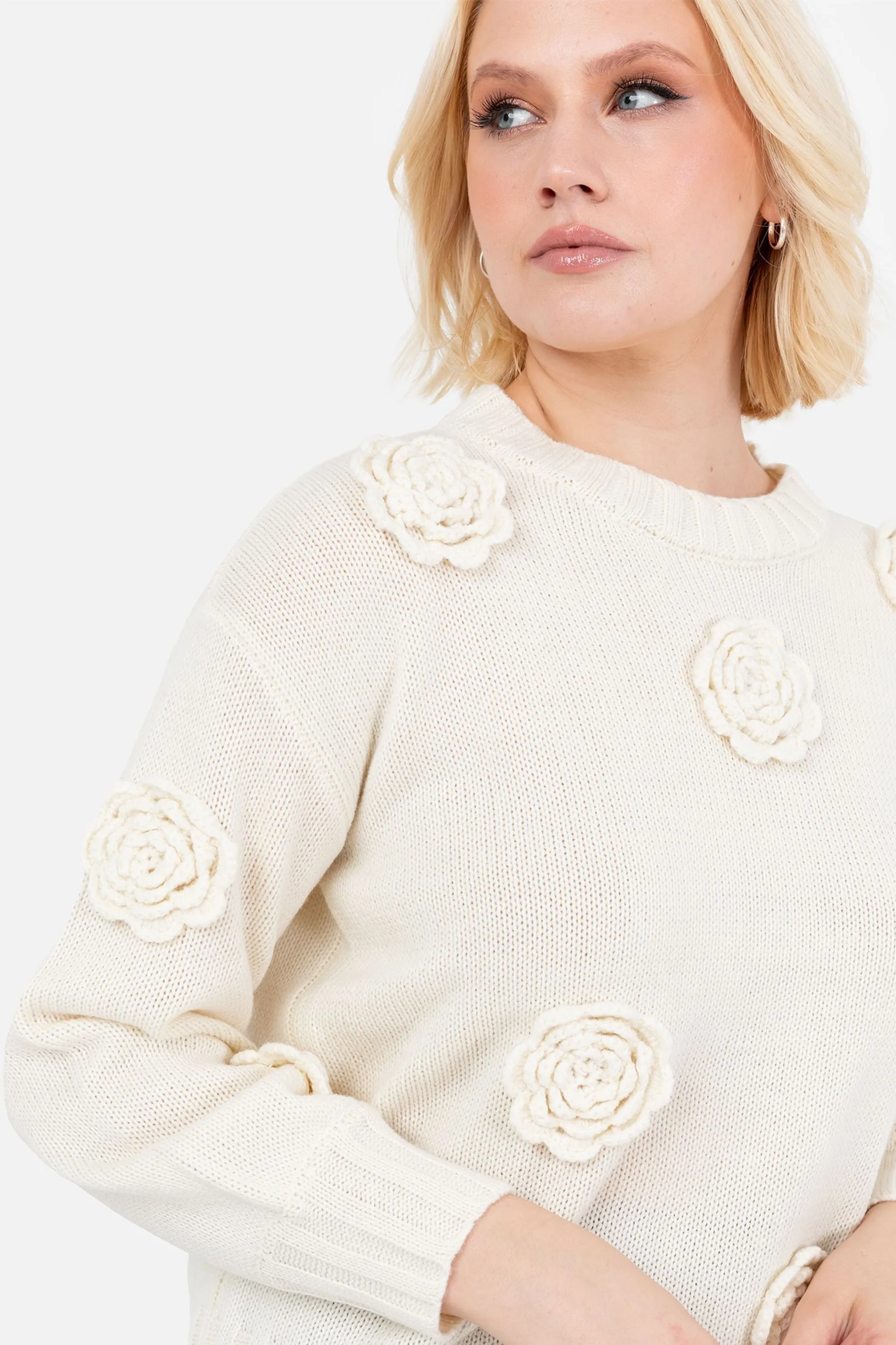 lovedrobe Applique a trecce Maglione    