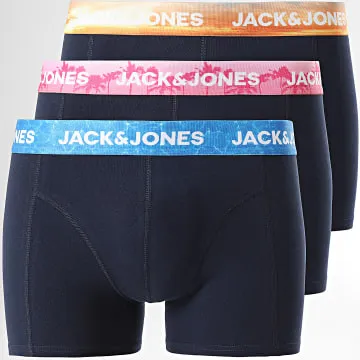Luca Solid 3 Pack Boxer blu navy