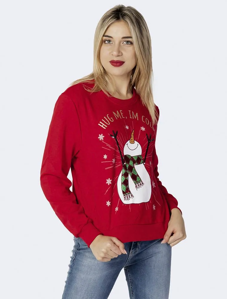 Maglia In Felpa Only - Red
