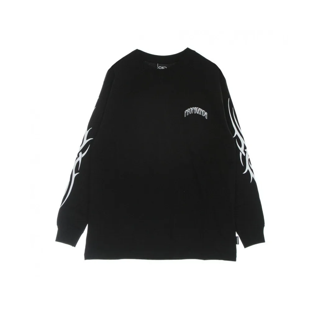 maglietta manica lunga uomo eagle l/s tee BLACK