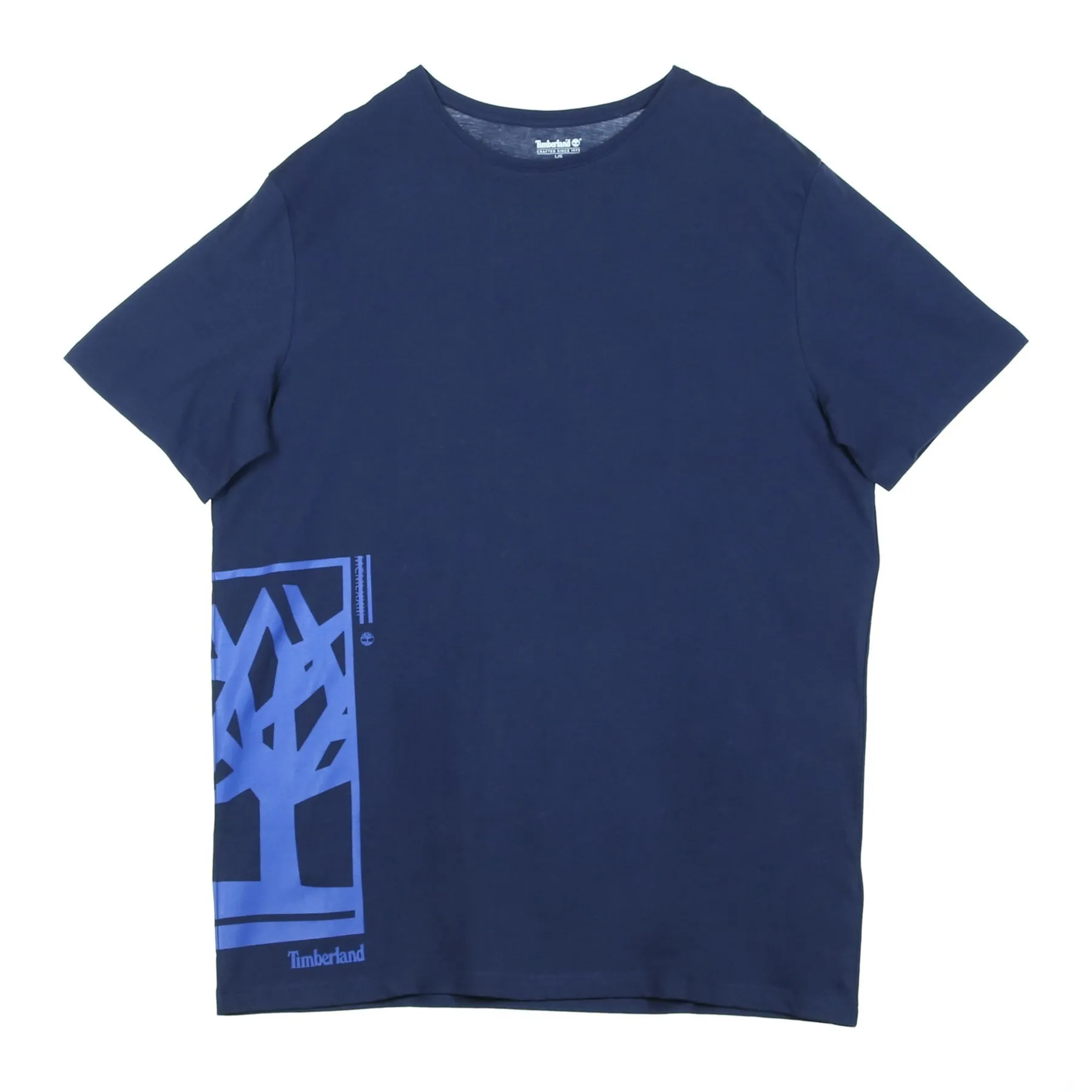 Maglietta Uomo Elongated Tee W/ Logo Black Iris