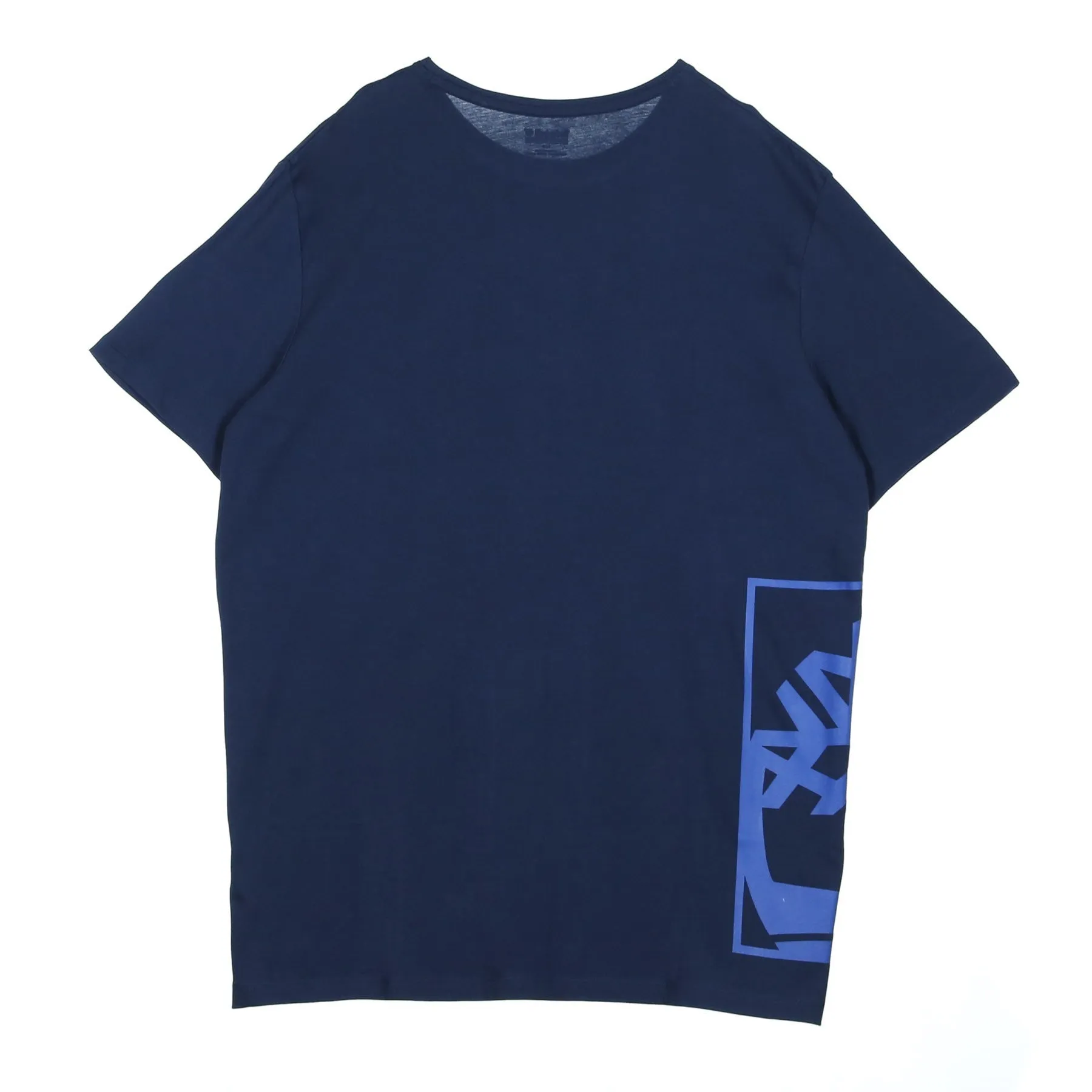 Maglietta Uomo Elongated Tee W/ Logo Black Iris