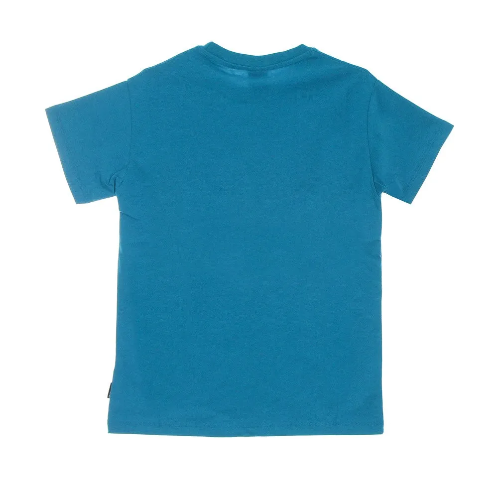 Maglietta Uomo Logo Flame Tee Turquoise
