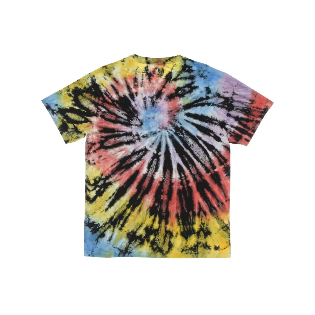 maglietta uomo rubber logo tee SUNBURST SPIRAL TIE DYE