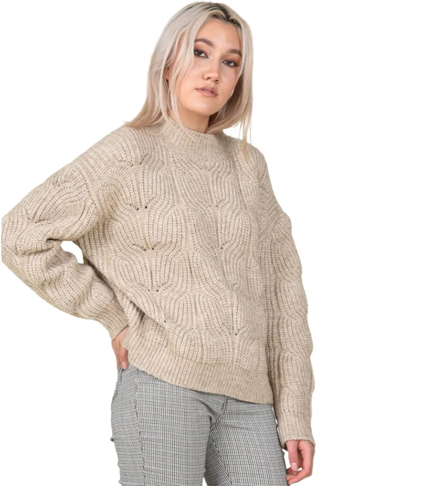 Maglione a trecce Donna Molly Bracken