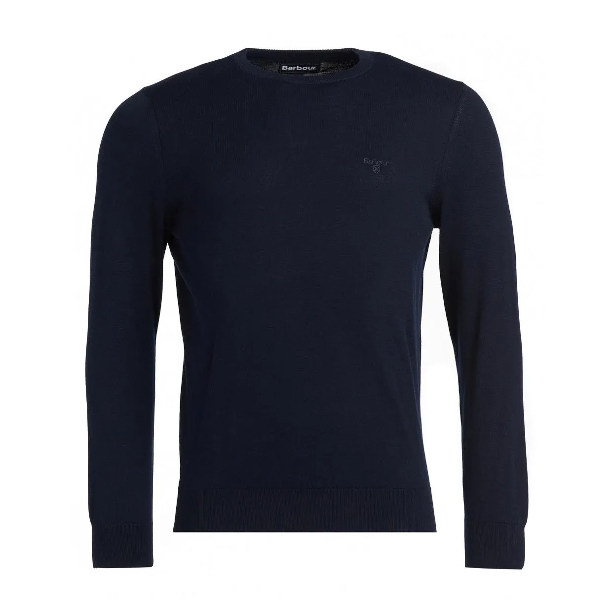 Maglione Barbour Cotone Leggero Blu Navy