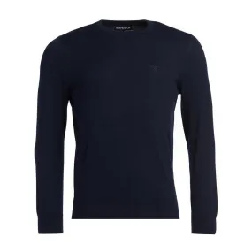 Maglione Barbour Cotone Leggero Blu Navy