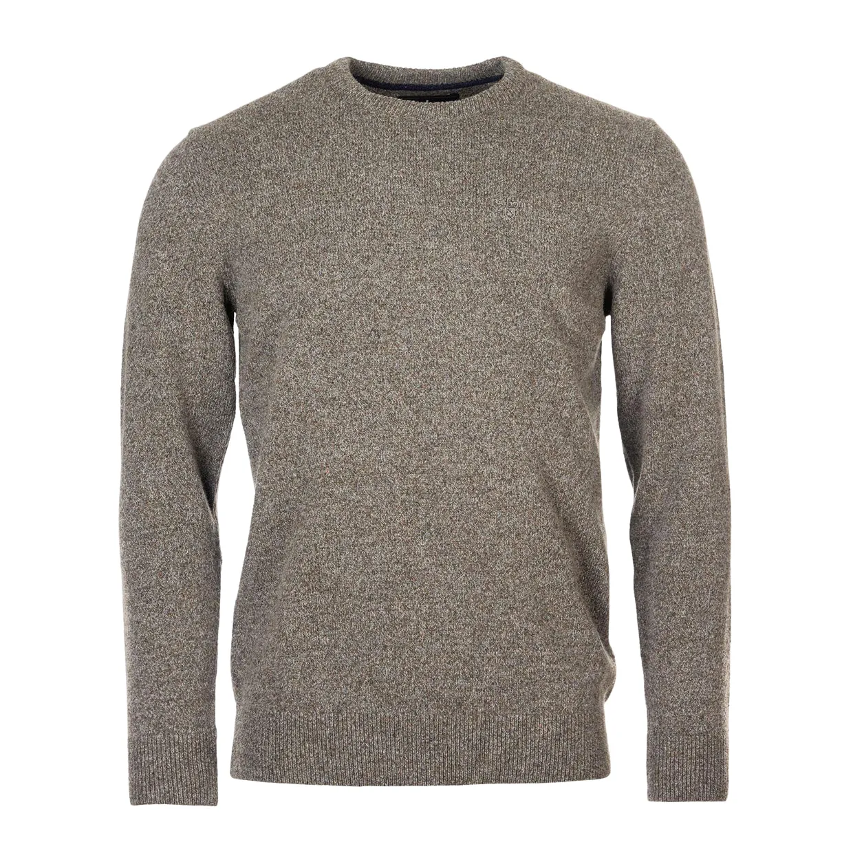 Maglione Barbour Essential Tisbury Marrone Melange