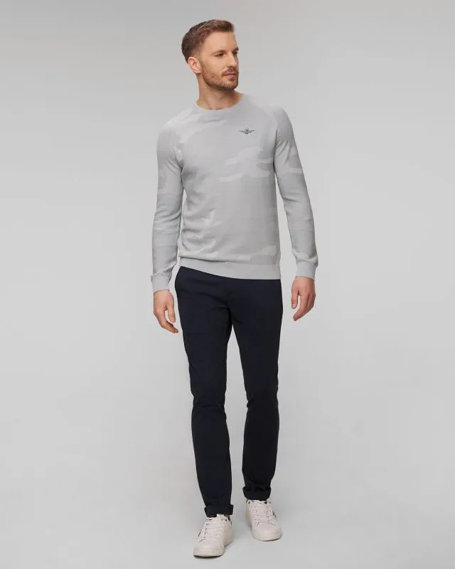 Maglione blu da uomo Aeronautica Militare
