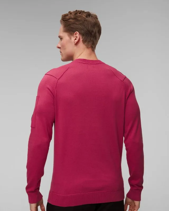 Maglione bordeaux da uomo C.P. Company