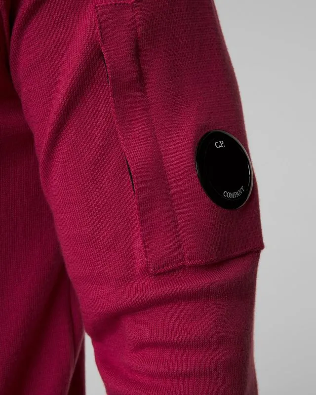 Maglione bordeaux da uomo C.P. Company