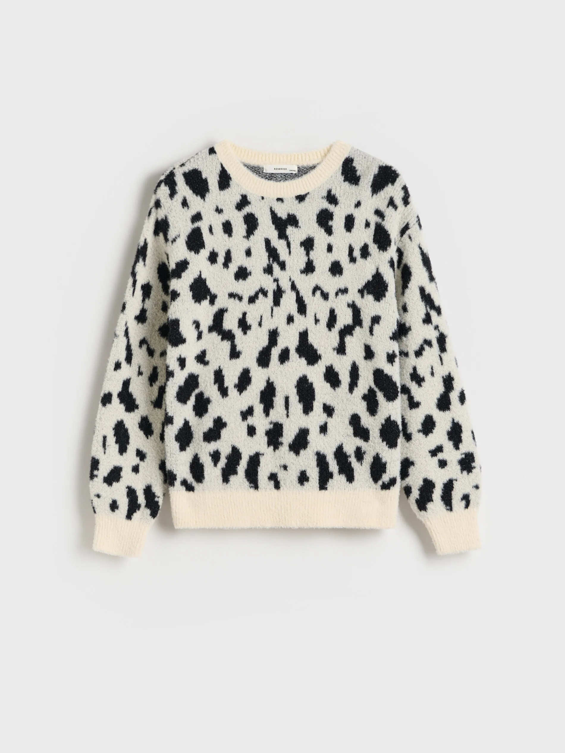 Maglione con motivo animalier