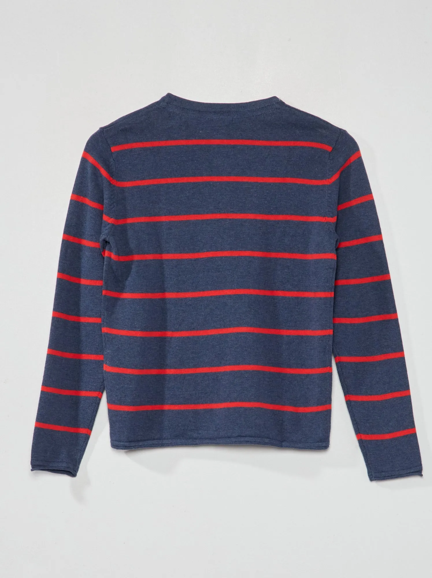 Maglione leggero con collo serafino - ROSSO