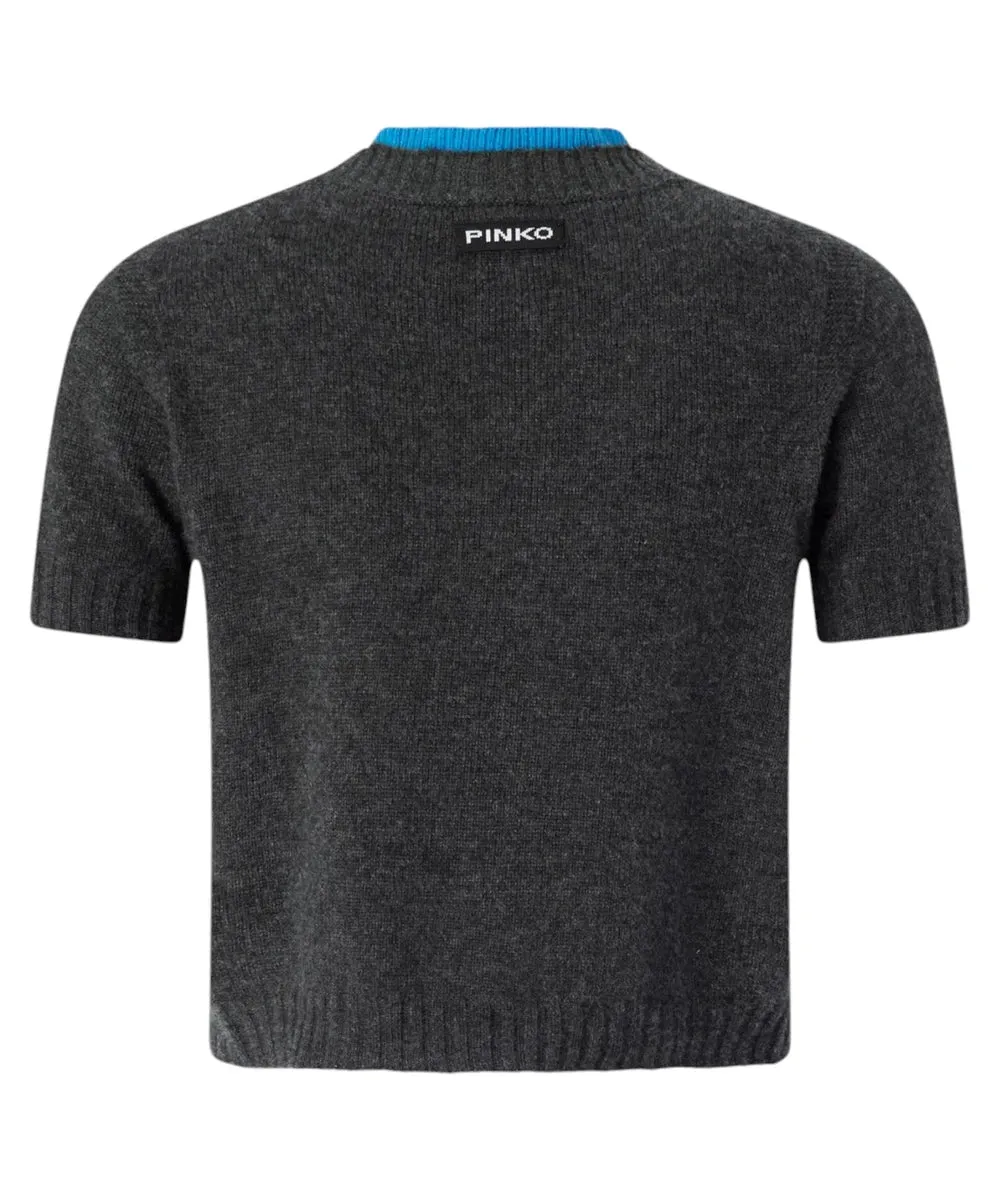 Maglione Savannah in Lana Vergine con Maniche Corte
