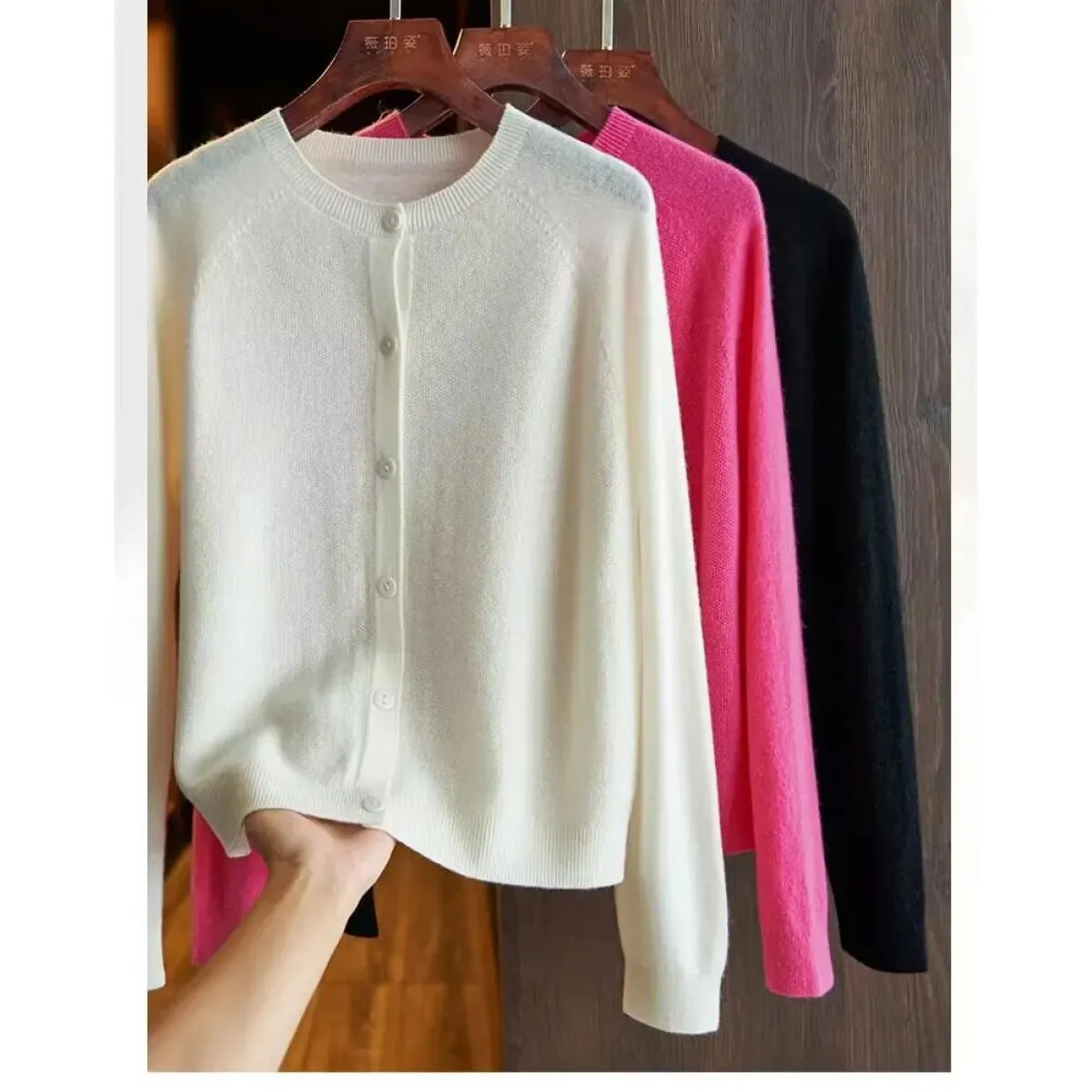 Maglione sottile rosso primavera da donna Maglieria donna maglione lavorato a maglia moda donna