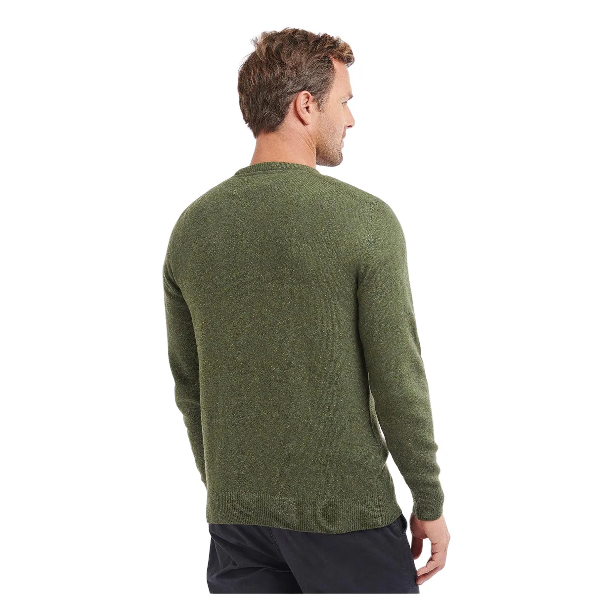 Maglione Uomo Barbour Tisbury Verde Melange