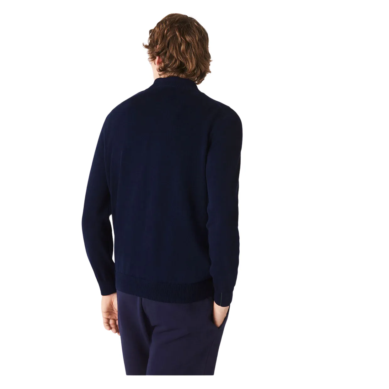 Maglione Uomo Lacoste Girocollo Blu Navy