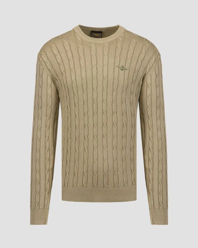Maglione verde da uomo Aeronautica Militare