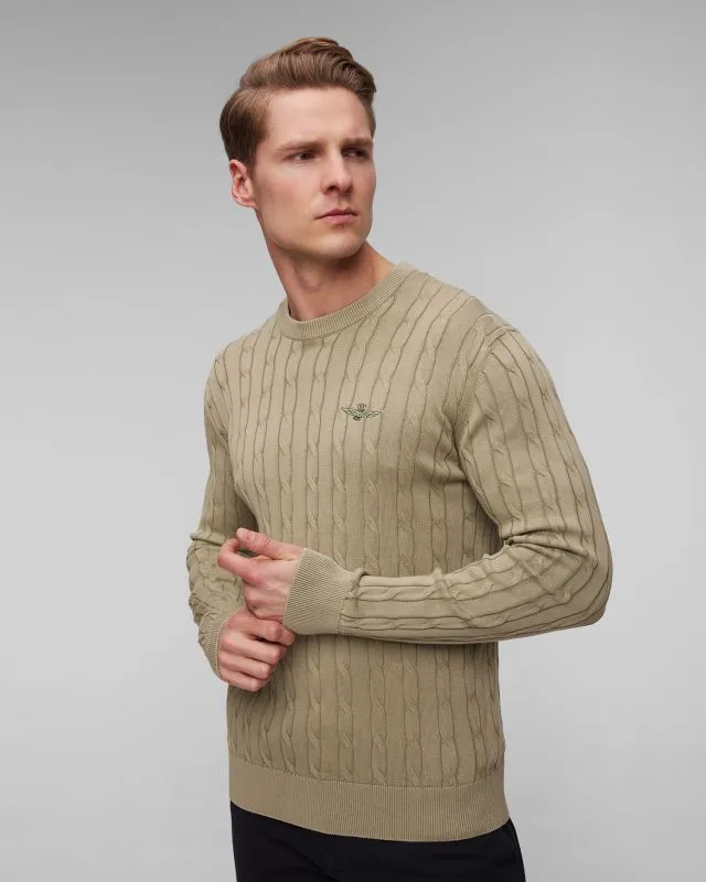 Maglione verde da uomo Aeronautica Militare