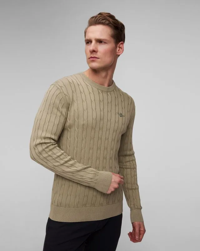 Maglione verde da uomo Aeronautica Militare
