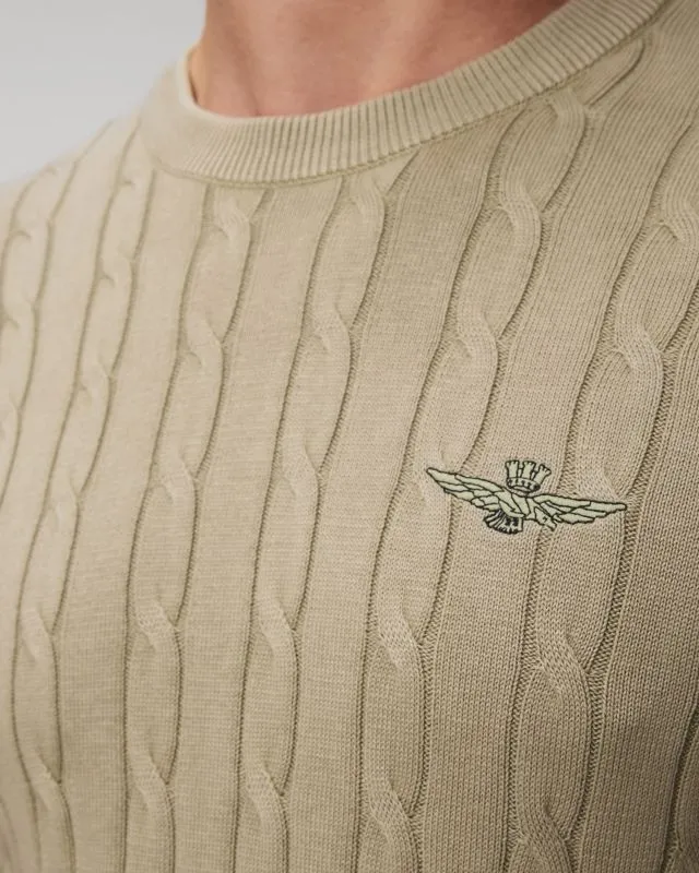 Maglione verde da uomo Aeronautica Militare